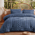 Yuelora Full Size Bed in a Bag Set, 7 Pieces, Beige
